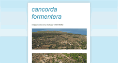 Desktop Screenshot of cancorda.com